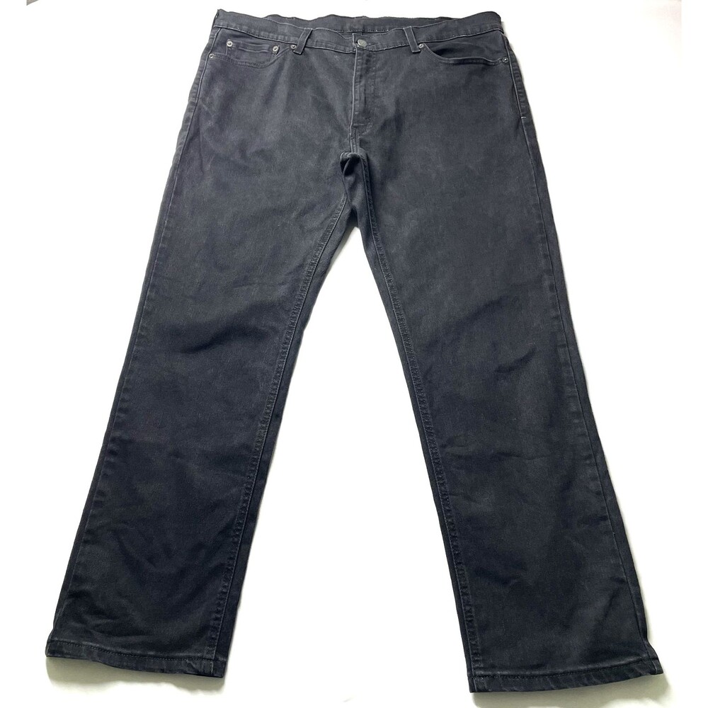 Levi's 541 Black Straight Leg Button Fly Jeans Men's Size 38x30 -(dmp)